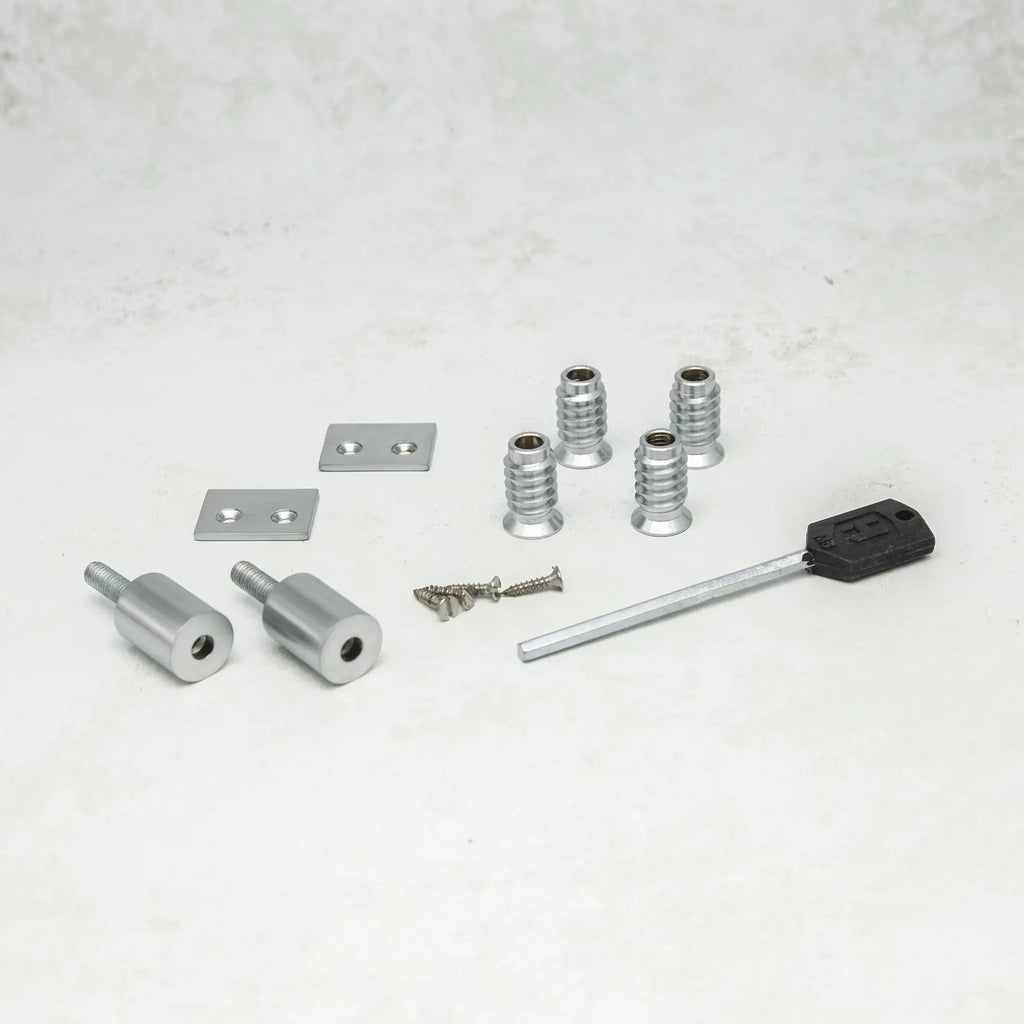 Satin Chrome Plated 19mm Sash Window Roller Stop