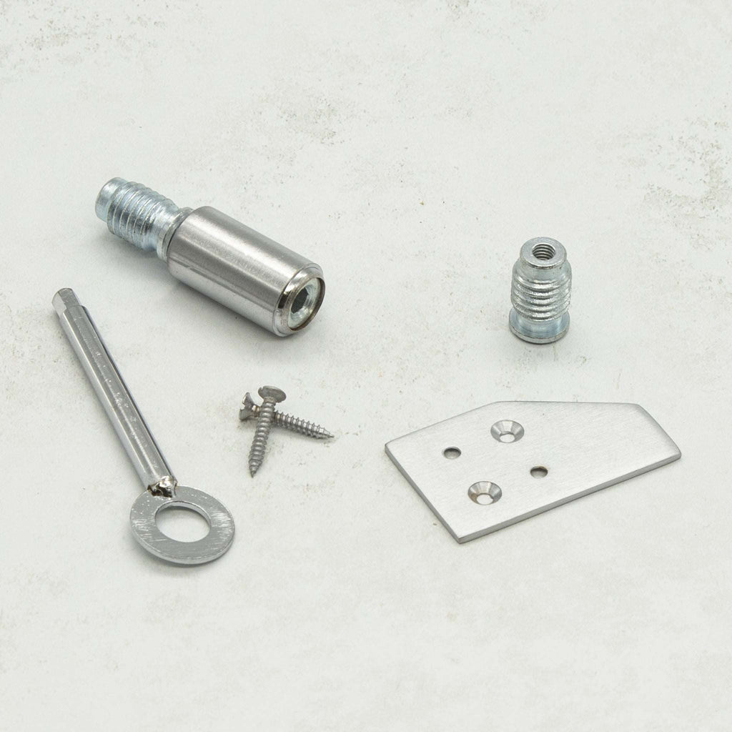 Satin Chrome Plated Sash Window Roller Stop