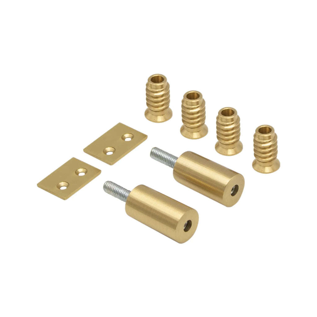 Satin Brass 29mm Sash Roller Stop