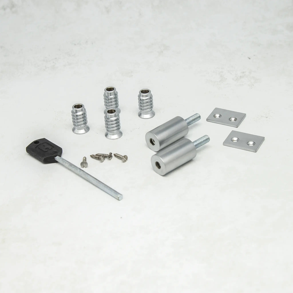 Satin Chrome Plated 29mm Sash Window Roller Stop