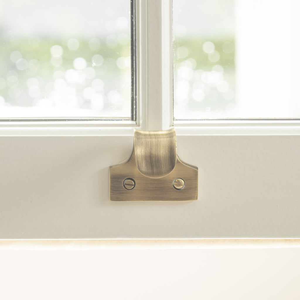 Antique Brass Sash Window Lift