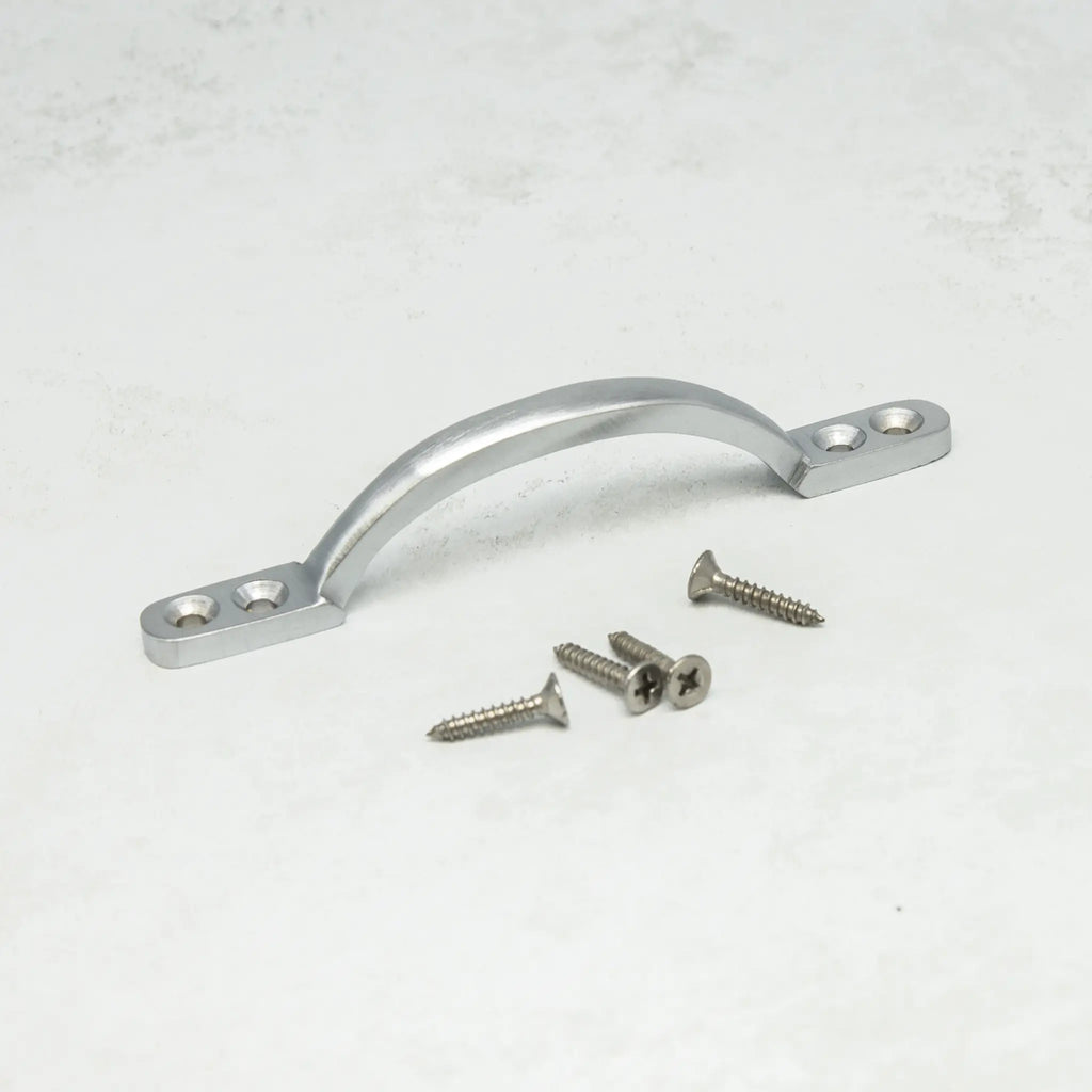 Satin Chrome Plated Sliding Sash Window Handle