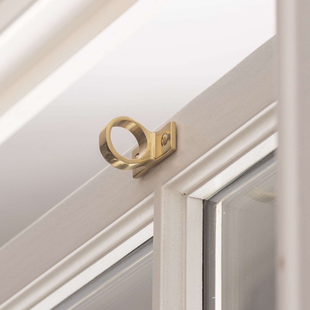 Polished Brass Sash Window Eye