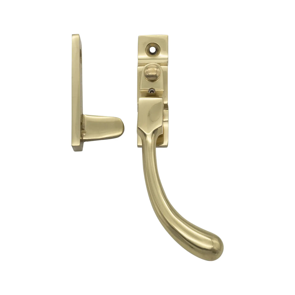 Polished Brass Lyndon Right Hand Casement Window Nightvent Fastener