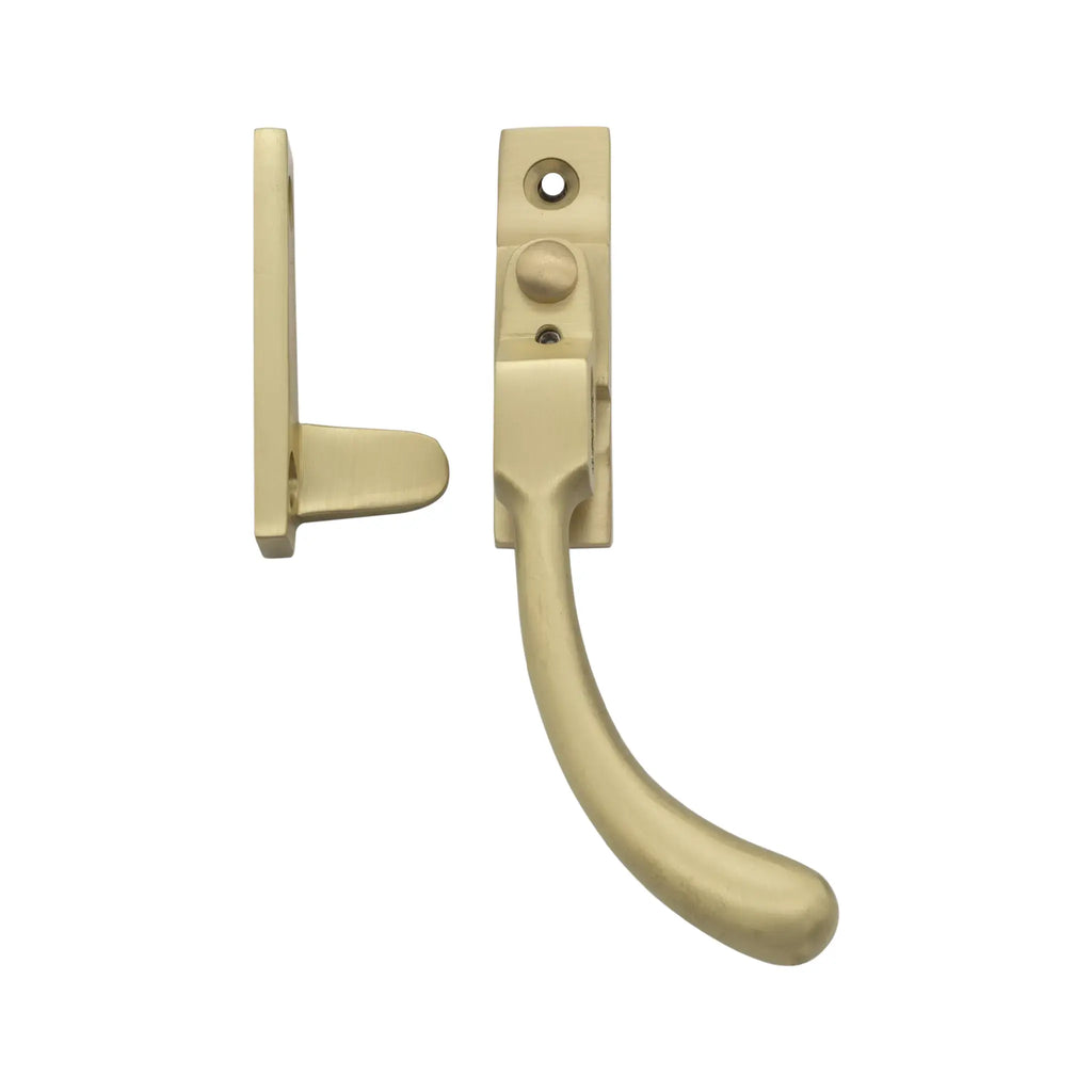 Satin Brass Lyndon Right Hand Casement Window Nightvent Fastener