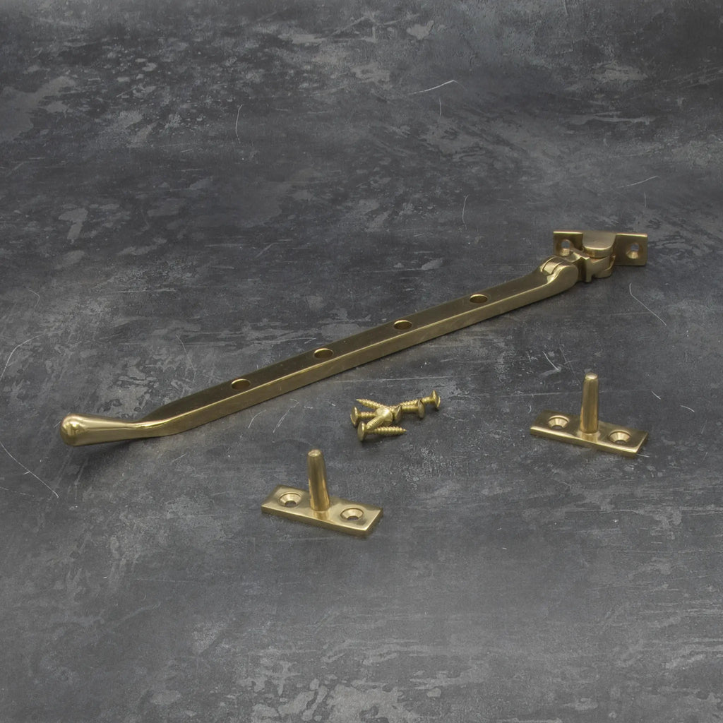 Polished Brass Lyndon 10" Casement Window Stay