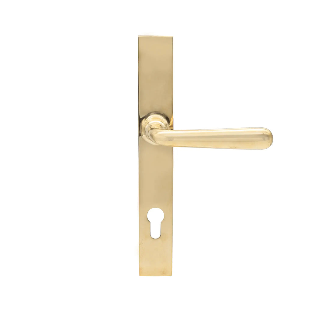 Polished Brass Lyndon External Door Handle