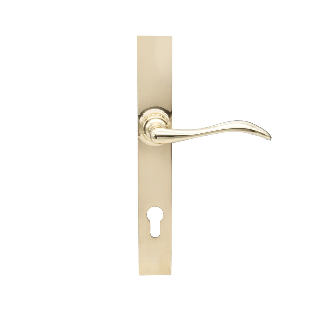 Polished Brass Left Hand Cottesmore External Door Handle