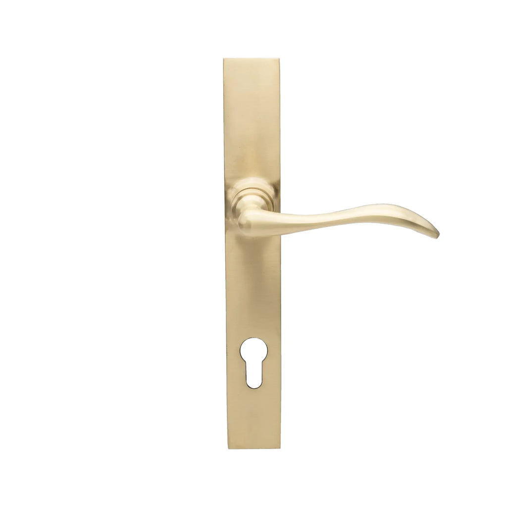 Satin Brass Left Hand Cottesmore External Door Handle