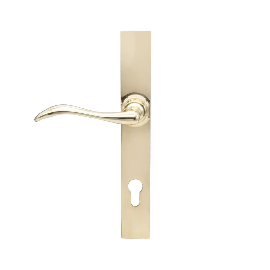 Polished Brass Right Hand Cottesmore External Door Handle