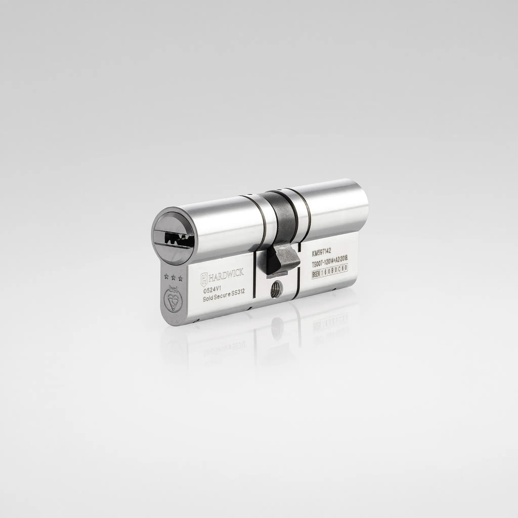 3* Satin Chrome Key / Key Euro Cylinder