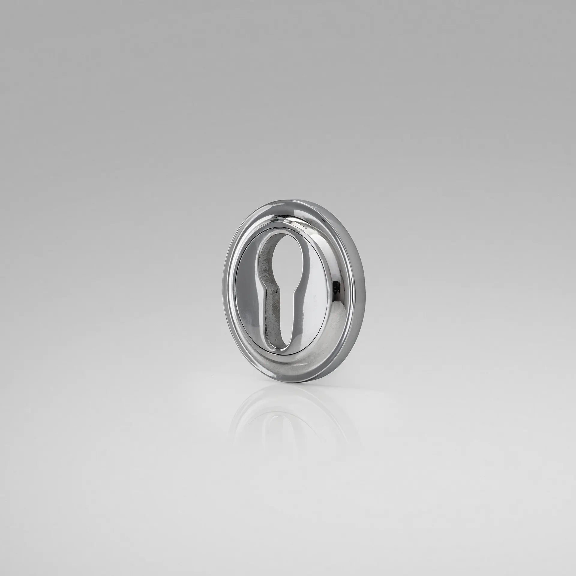 Chrome Plated Euro Profile Escutcheon