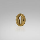 Polished Brass Euro Profile Escutcheon