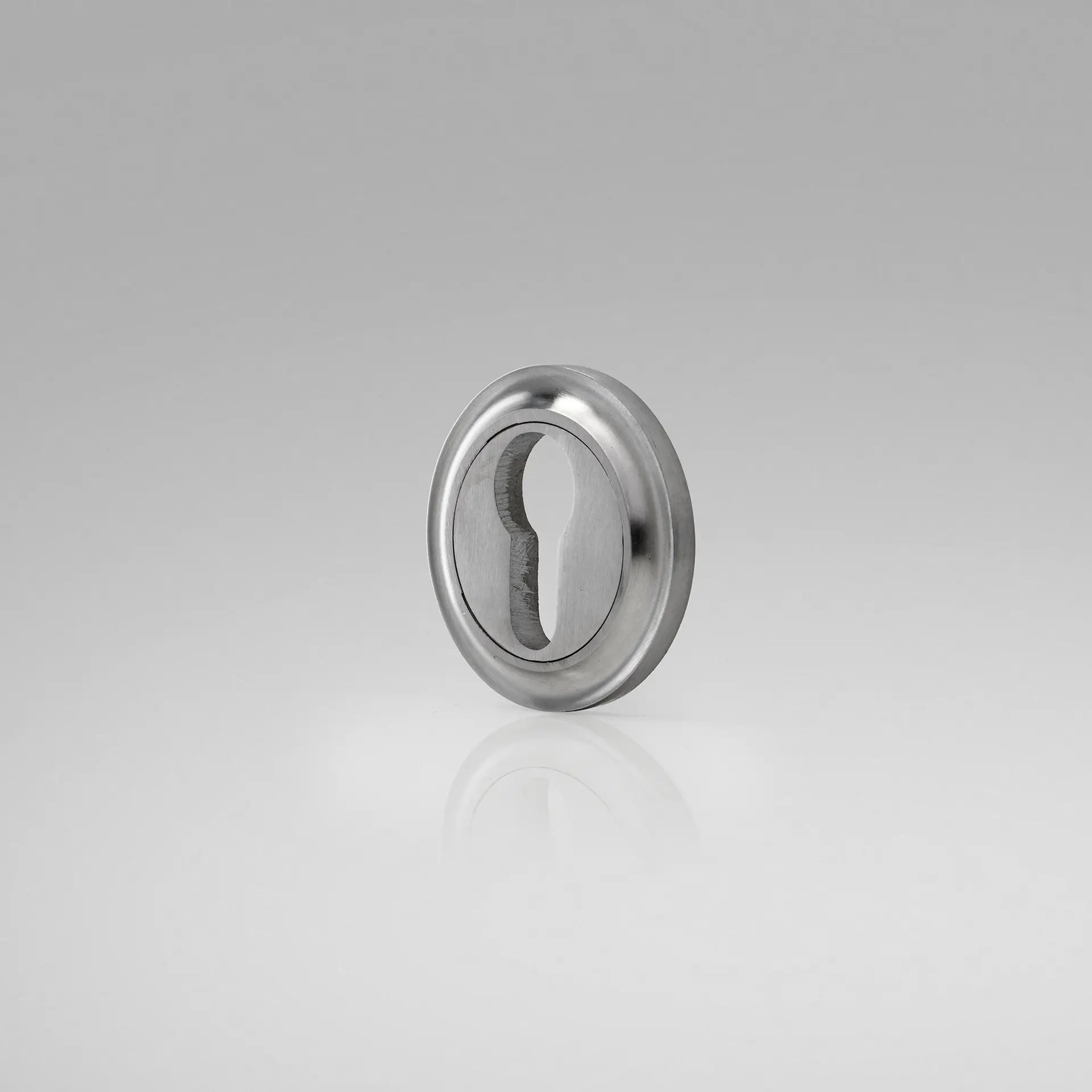 Satin Chrome Plated Euro Profile Escutcheon