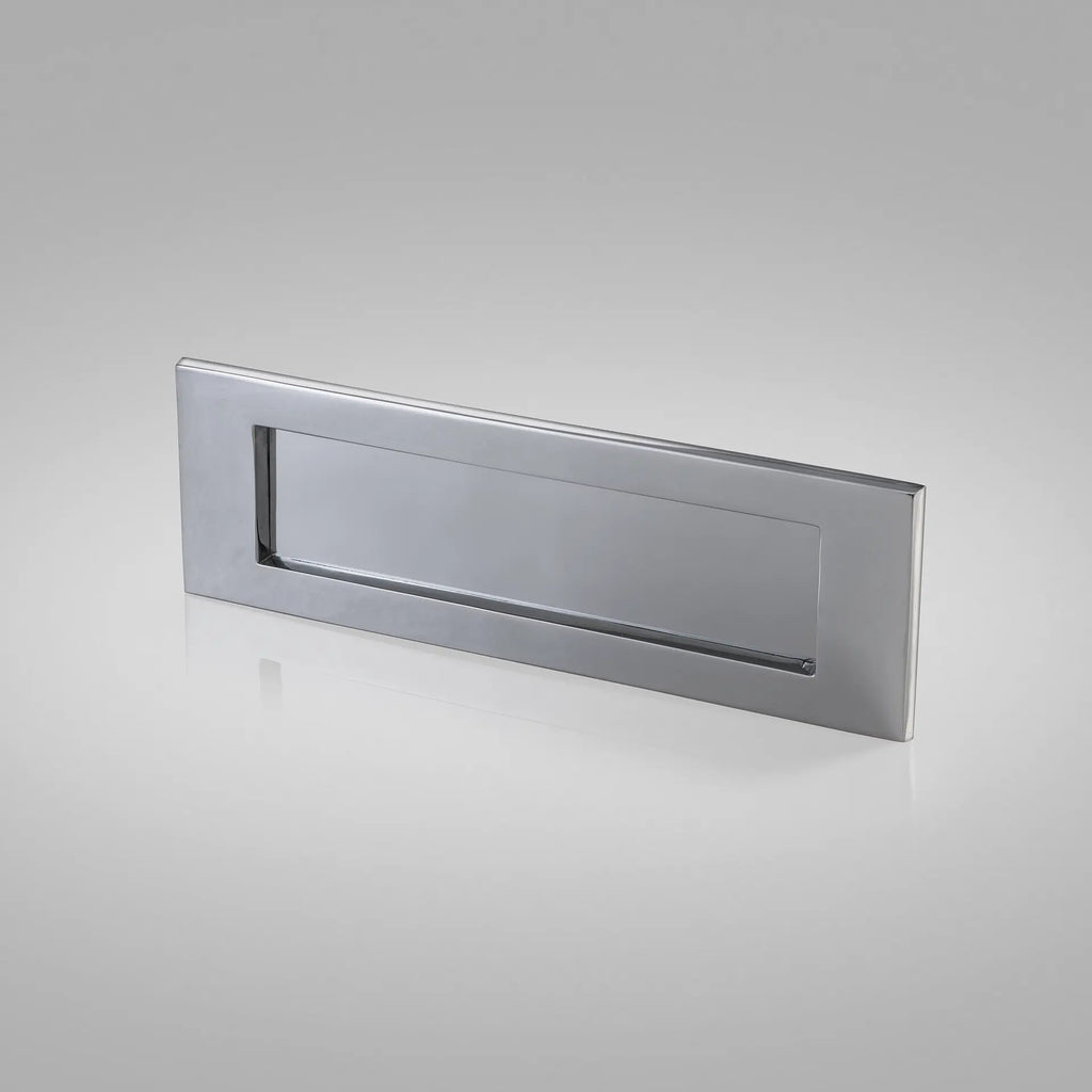 Chrome Plated Door Letter Plate