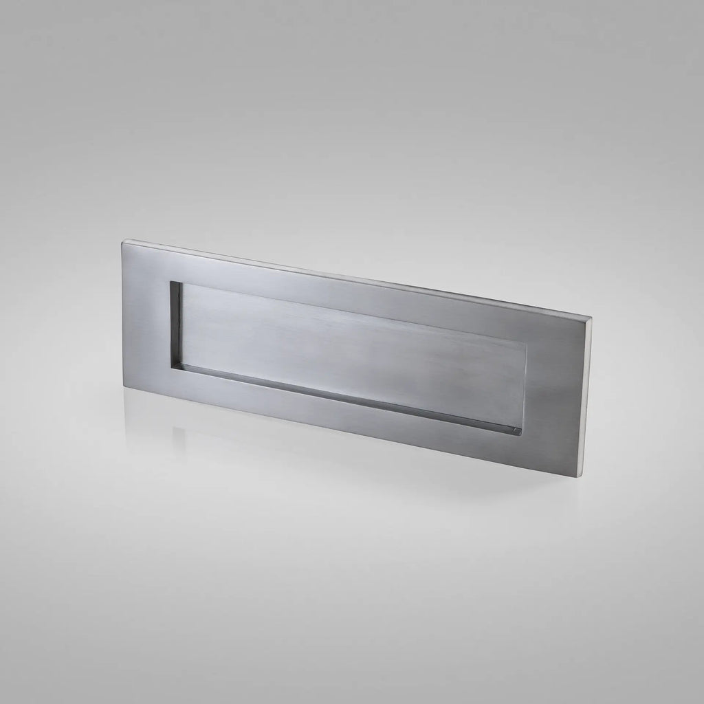 Satin Chrome Plated Door Letter Plate