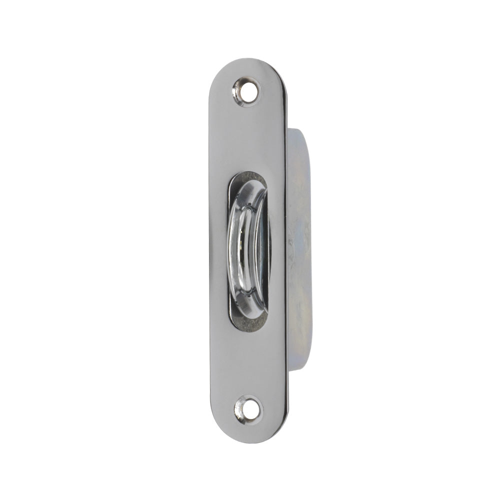 Chrome Plated Radius End Sash Window Pulley