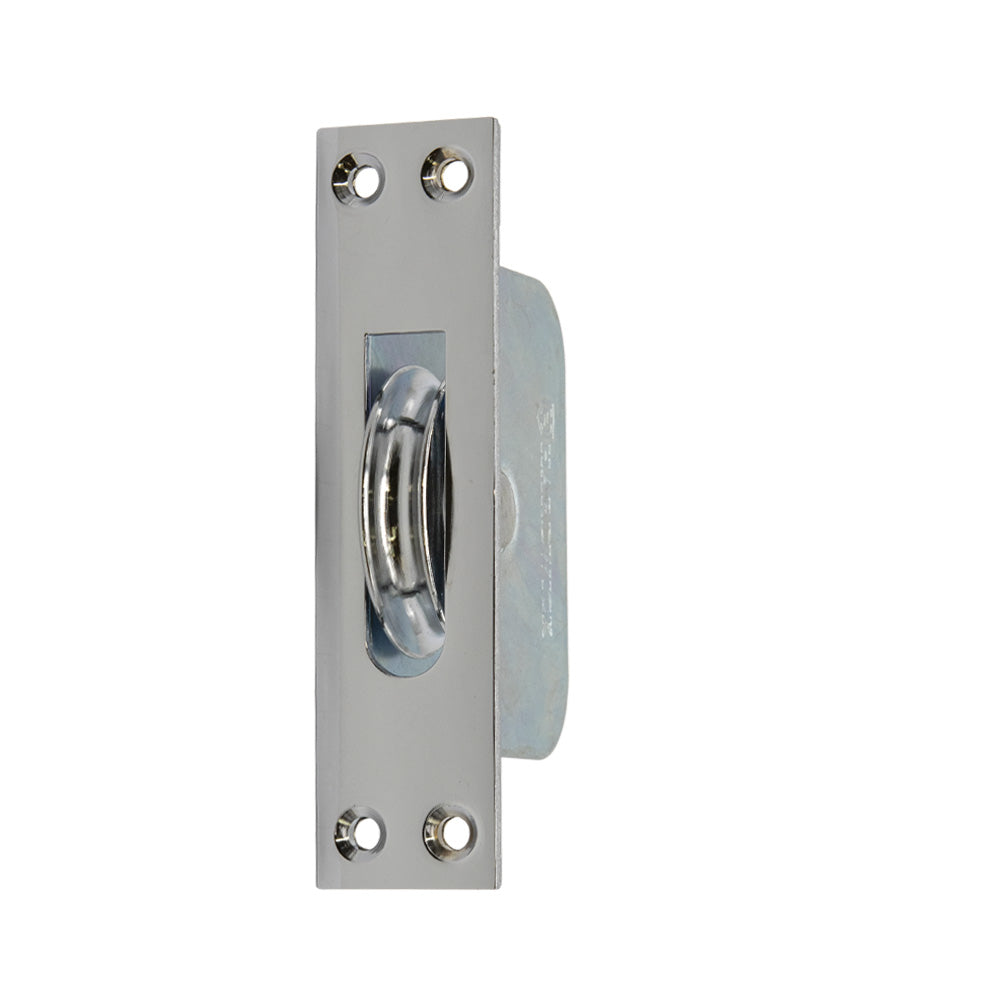 Large Chrome Plated Sash Window Pulley