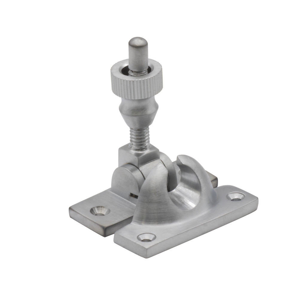 Satin Chrome Plated Non-Locking Brighton Sash Window Fastener