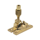 Polished Brass Locking Narrow Brighton Sash Fastener
