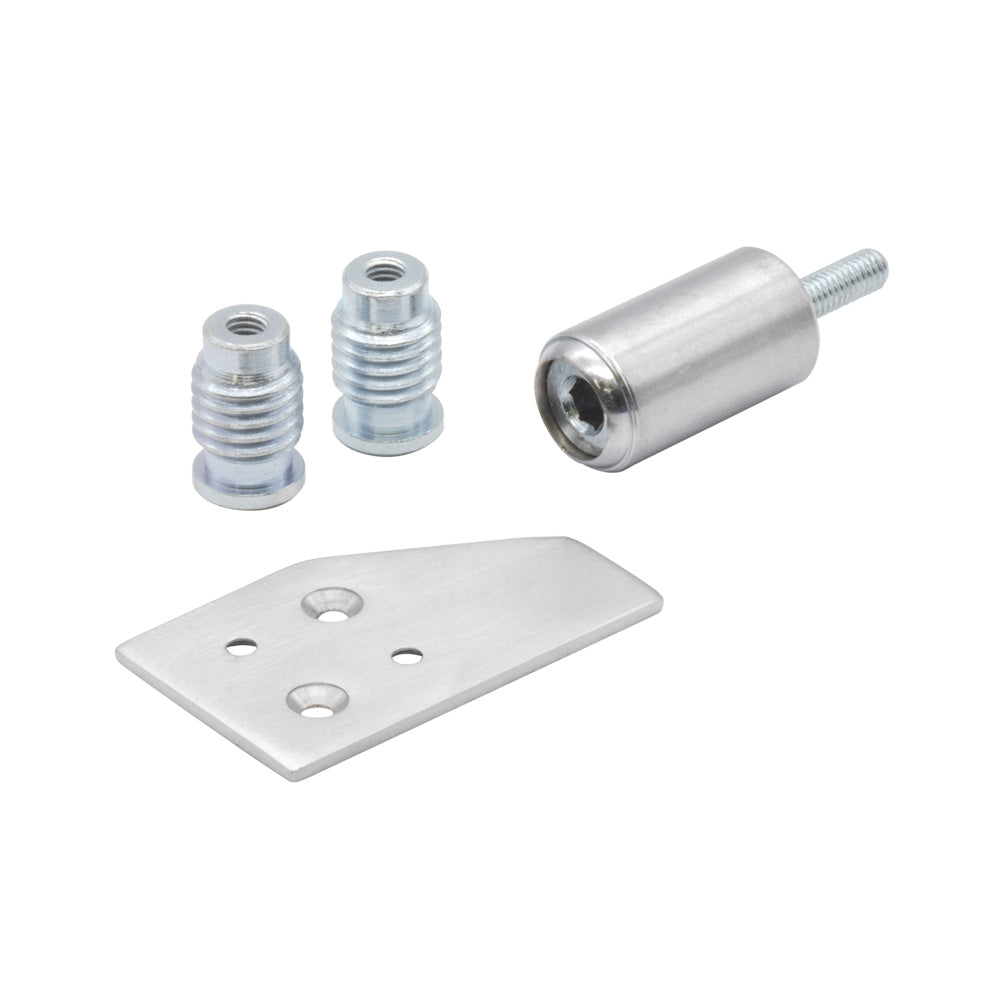 Satin Chrome Plated Sash Roller Stop